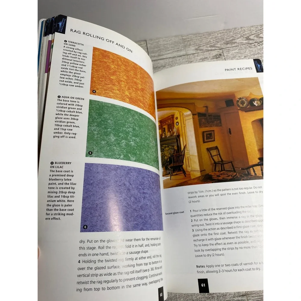 Paint Recipes Guide to Colors and Finishes for the Home Liz Wagstaff 1996‎ Book
